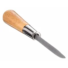 Double-cut half-round file with single edge cut and second cut. 6-inch length without tang, 0-inch width, natural finish. Used for general-purpose material removal, shaping, deburring, and smoothing on metal and other materials in fabrication, maintenance, and tool rooms.