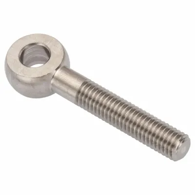 AMPG Fixed Rod End: Stainless Steel, Plain, 60 mm Hole Center-to-End Lg, Right Hand - Stainless Steel Male Threaded Fixed Rod Ends