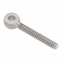 AMPG Fixed Rod End: Stainless Steel, Plain, 1 in Hole Center-to-End Lg, Left Hand, #6-32 Thread Size (MPN ZEB12-LH)