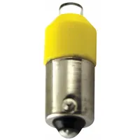 EATON Compact LED Bulb: LED, Miniature Bayonet (BA9s), (T) Tubular, T3-1/4, 120V AC/DC, 0.72 W Watt (MPN E22LED120YN)