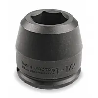 PROTO Impact Socket: 1 1/2 in Drive Size, SAE, 2 in Socket Size, 6-Point, Std, 3 5/8 in Overall Lg (MPN J15032)