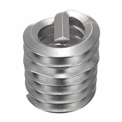 HELI-COIL Free-Running Tanged Helical Insert, 1/4"-20, Plain, 1000 PK - Free-Running Tanged Helical Inserts