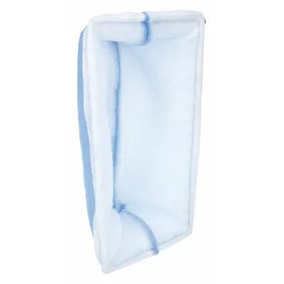 OEM Cube Air Filter: 12 in x 24 in x 20 in, 2 Pockets, Synthetic, Blue/White - 3-Ply Cube Air Filters