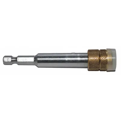 ZEPHYR Bit Holder: Bit Holder, Power, 1/4 in Compatible Bit Size, Hex Compatible Bit Shank - Standard Bit Holders