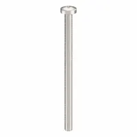 Machine Screw: M5x0.80 Thread Size, 80 mm Lg, 18-8, Stainless Steel, Plain, Pan, Phillips, 10 PK (MPN ZSCRW-290)