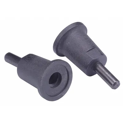 3M Straight-Shank Backing Pad for TR Quick-Change Discs, 1 in Dia, 1/4 in Shank - Straight-Shank Backing Pads for TR Quick-Change Discs