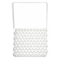 Colorless glass chromatography vial with a square, self-standing bottom. Designed for 2 mL sample capacity, with a 12 mm body diameter and 9 mm screw closure thread. Supplied without closure for use with compatible caps and septa in autosampler and HPLC applications