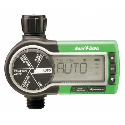 RAIN BIRD Electronic Hose End Timer with Battery Backup - Controllers, Timers & Sensors