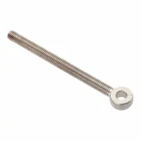 AMPG Fixed Rod End: Stainless Steel, Plain, 5 in Hole Center-to-End Lg, Right Hand, 3/8 in Eye Thick (MPN ZEB108-174)