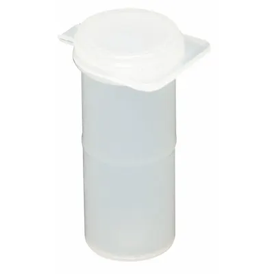 QORPAK Vial: Sample, Polypropylene, 11 mL, 23 mm Body Dia, Sterile, Natural, Square - Plastic Lab Vials