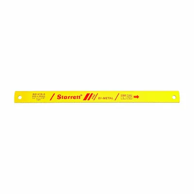 STARRETT Power Hacksaw Blade: Power Hacksaw Blade, 14 in Blade Lg, For 10 in Max. Dia - Steel & General Metal Cutting Blades
