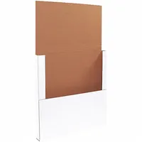 Mailer,Esy Fld,18" x 18" x 2",White,PK50: White, 18 in Inside Lg, 2 in Inside Ht, ECT-32-B, 50 PK (MPN M18182BF)