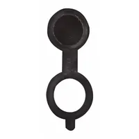 WESTWARD Grease Fitting Caps: Black, Plastic