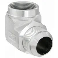 Hydraulic Hose Adapter: 1 1/4 in x 1 1/4 in Fitting Size, Female x Male, NPTF x JIC, Rigid (MPN 2025-20-20S)