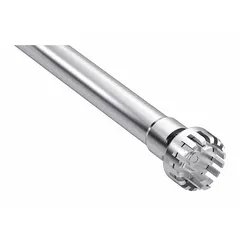 Dispersing tool for mixing, dispersing, and emulsifying materials. Compatible with IKA model 0003787001. Maximum speed 10,000 RPM.