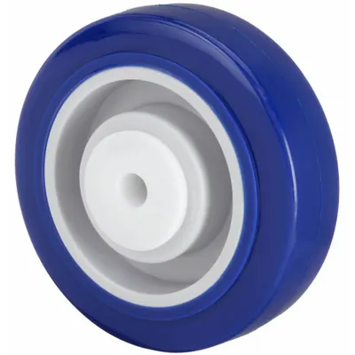 OEM Caster Wheel: 4 in Wheel Dia - Polyurethane Tread on Plastic Core Wheels