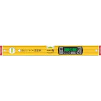 STABILA Digital Level: 1°– 90°, Includes Batteries, 0 Rare Earth, ±0.10°, 24 in Overall Lg, Bag, LED (MPN 39520)