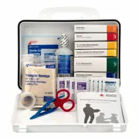 FIRST AID ONLY First Aid Kit and Housing: Vehicle, 25 People Served, 85 Components, Plastic (MPN 220-O)