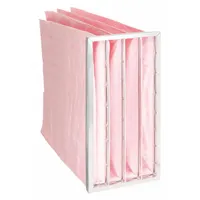 OEM Pocket Air Filter: 24 in x 12 in x 22 in, MERV 13, Pink, Synthetic, 4 Pockets (MPN 6B662)