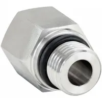 Metal Pipe Straight: Straight, 316 Stainless Steel, 1/4 in x 1/4 in, 6,600 psi, 1 25/64 in Lg (MPN 4-4 RA-SS)