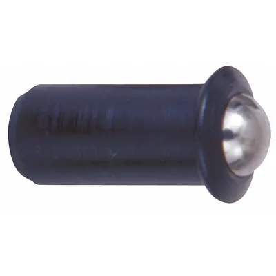 TE-CO Ball Plunger: Press Fit, Steel Body w/ SS Ball, 1/2 in Body Dia - Press-Fit Ball Plungers