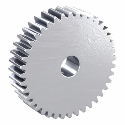 KHK GEARS Hubless Spur Gear: Module m 2.5, 40 Teeth, 20 mm Bore Dia, Stainless Steel - Hubless Metric Spur Gears