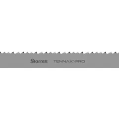 Bi-metal general purpose metal cutting blade from the TENNAX-PRO series. Designed for cutting bundles, pipes, small solids, structural steel, and tubes in industrial fabrication and maintenance applications. Blade width: 5/8 inch, length: 21 ft 8 in.