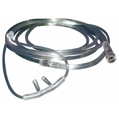MEDSOURCE Nasal Cannula: Tip Type Soften, Intended Patient Pediatric, 7 ft Tube Lg - PVC Nasal Cannulas
