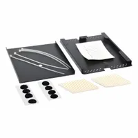 FIBERTRONICS Splice Tray: 120.6 mm Overall Dp, 177.8 mm Overall Wd, 12.7 mm Overall Ht, Aluminum (MPN FT-TRAY12AL)