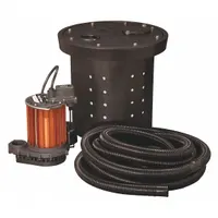 LIBERTY PUMPS Sump Pump System: 7 gal Basin, 1/2 hp, 44 gpm @ 10' of Head, 34 ft Max. Head, 1/2 in (MPN CSP-457)