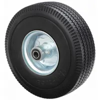 MARASTAR Flat-Free Wheel: 10 1/2 in Wheel Dia., 3 in Wheel Wd, Polyurethane, 350 lb Load Capacity