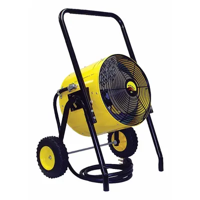 FOSTORIA Portable Electric Salamander Heater: 9kW Watt Output, 14-50P, 35°F Air Temp. Rise - Portable Salamander Electric Jobsite & Garage Heaters