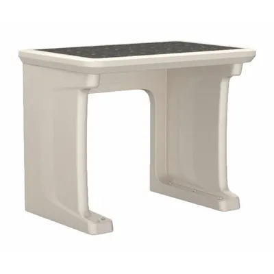 CORTECH Freestanding Desk: Stone Gray, 29 in Overall Ht, 36 in Overall Wd, 24 in Overall Dp - Floor-Mount Desks with Laminate Top