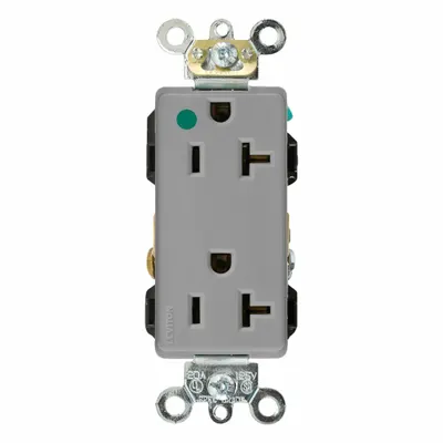 LEVITON 16362-HGG Hospital Grade Duplex Receptacle - General Purpose Receptacles