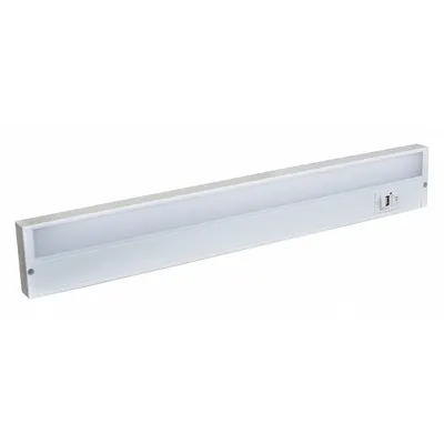 LED Under Cabinet Fixture: 32 in Lg, 910 lm, 2700K/3500K/4000K, 13 W, Plug-In or Hardwired - Linear LED Under-Cabinet Light Fixtures