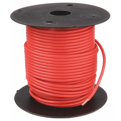 GROTE Primary Automotive Wire: GPT, 1,000 ft, 1 Conductor, 14 AWG, Red - PVC-Insulated General Purpose Primary Wires