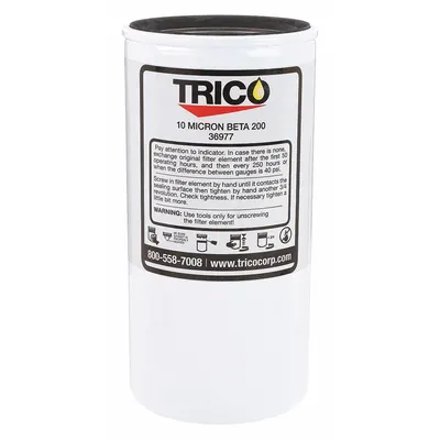 TRICO Hydraulic Filter Element: Fiberglass, 36971/36934/36994, 250 psi Max Pressure - Replacement Filters for Handheld Filtration Units