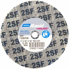 This non-woven wheel is designed for final finishing of stainless steel and nickel alloys. It blends, deburrs, and finishes surfaces without altering part geometry. The fine, soft silicon carbide construction provides a consistent surface finish. Suitable for applications requiring controlled surface refinement.