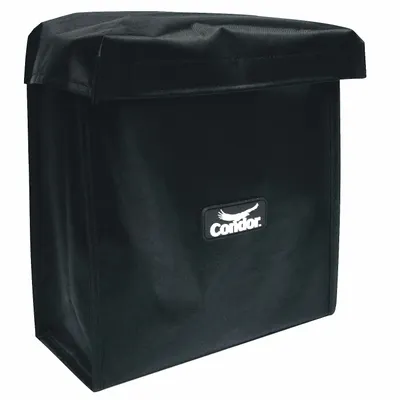 CONDOR Respirator Storage Bag: Bag, Polyester, Black, Belt Loop - Respirator Storage Bags