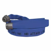 JAFLINE HD Fire Hose: Double Jacket, 5 in Hose Inside Dia, 100 ft Hose Lg, Blue (MPN HD500B100-SZ500)
