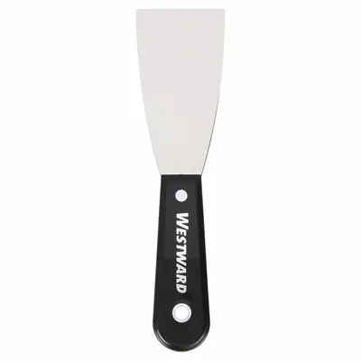WESTWARD Putty Knife: Bld. Mat. Stainless Steel, Hdl. Mat. Polypropylene - Corrosion-Resistant Spreading Tools