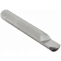 This single-end pointed engraving tool is made of carbide and features a 90° tip angle with a 0.008" tip diameter and 3/8" split length. It is used for marking, etching, and engraving hard materials such as metal, plastic, and glass in industrial manufacturing, tooling, and fabrication