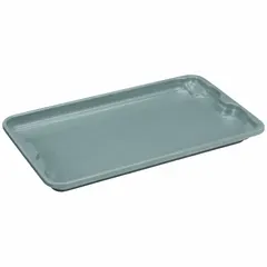 This fiberglass lid is designed for use with extreme-temperature stacking and nesting totes. It measures 17 7/8 by 10 5/8 inches and is finished in gray. The lid provides a secure cover for totes in environments requiring temperature resistance, such as manufacturing, food processing, and chemical handling.