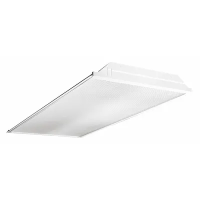 COLUMBIA LIGHTING Recessed Troffer: 4 ft Lg, 2 ft Wd, 4,792 lm, 4000K, 38 W - 2 ft. x 4 ft. LED Flat Panels & Troffers