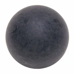 This check ball is designed for use in check valve assemblies within diaphragm pumps to prevent backflow and maintain fluid direction. It is made of Santoprene material and sized for pumps requiring a 0.5-inch diameter ball. Suitable for water, chemical, or light slurry applications.
