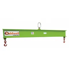 Fixed-type lifting beam with 24 in overall length and 4,000 lb working load limit. Used for stable two-point lifting of long or unbalanced loads in overhead crane operations, preventing load tipping in industrial material handling.