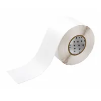 Continuous Label Stock: 4 in x 300 ft, Polyester, White (Gloss), Indoor (MPN THT-107-483)