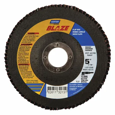 NORTON Blaze R980P Cool-Cutting Flap Disc - Cool-Cutting Flap Discs for All Metals
