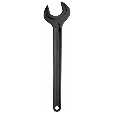 FACOM Open End Wrench: Carbon Steel, Black Oxide, 70 mm Head Size, 19 3/4 in Overall Lg - Metric, Single End, Open End Wrenches