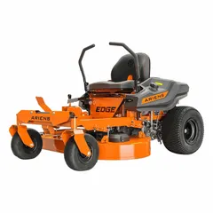 Gas-powered zero-turn riding mower for residential yards up to 2 acres. Features a 656 cc 4-cycle engine, steel deck, rear-wheel drive, and side discharge for efficient grass clipping dispersal.